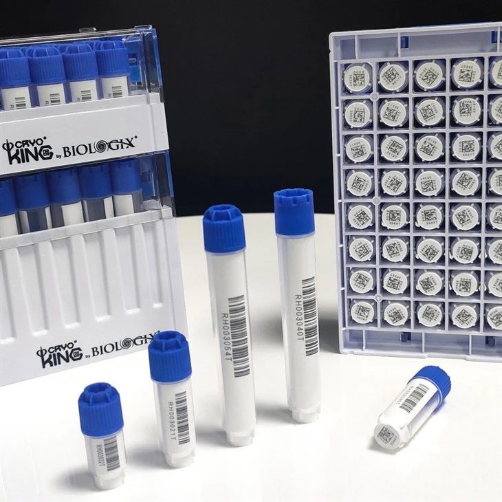 1.0, 2.0, 5.0 ML SBS Format External Thread Cryogenic Vials