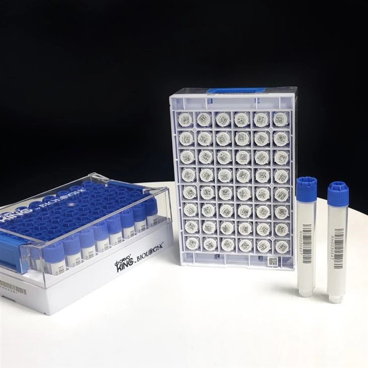 1.0, 2.0, 5.0 ML SBS-formaat cryogene flesjes met externe schroefdraad