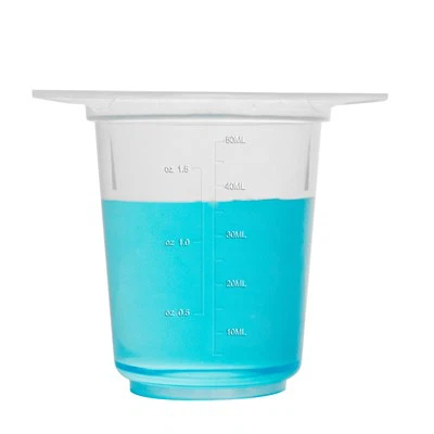 50ml, 100ml, 250ml, 400ml, 1000ml PP driehoekige bekers