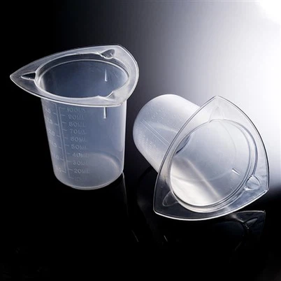 100ml Tri-hoek bekers voor laboratorium gebruik